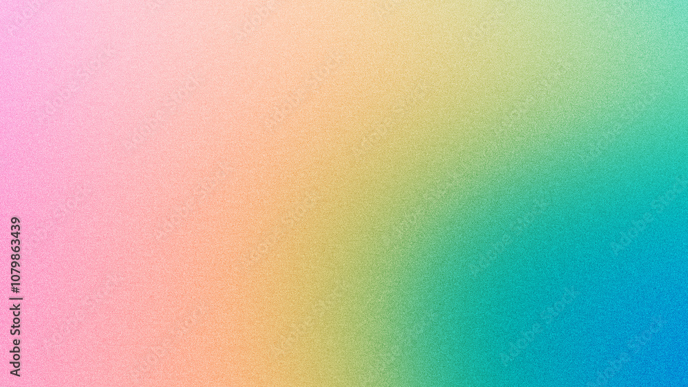 Vibrant rainbow gradient background with noise textured pastel colors Vibrant rainbow gradient background with noise textured pastel colors