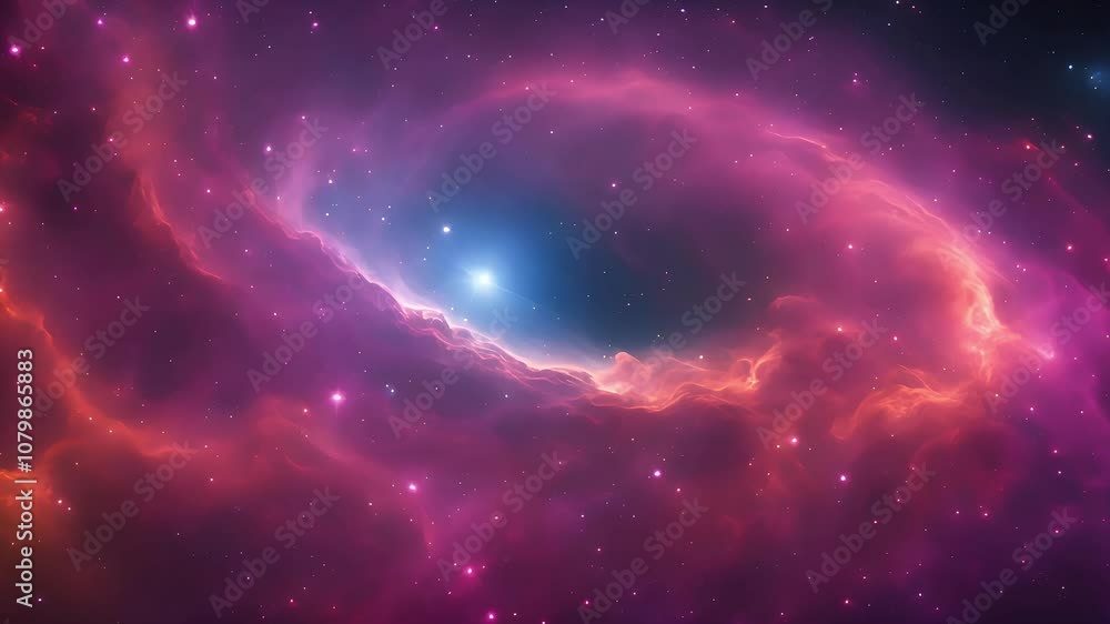 Cosmic Nebula: A Celestial Dance of Light and Gas Cosmic Nebula: A Celestial Dance of Light and Gas