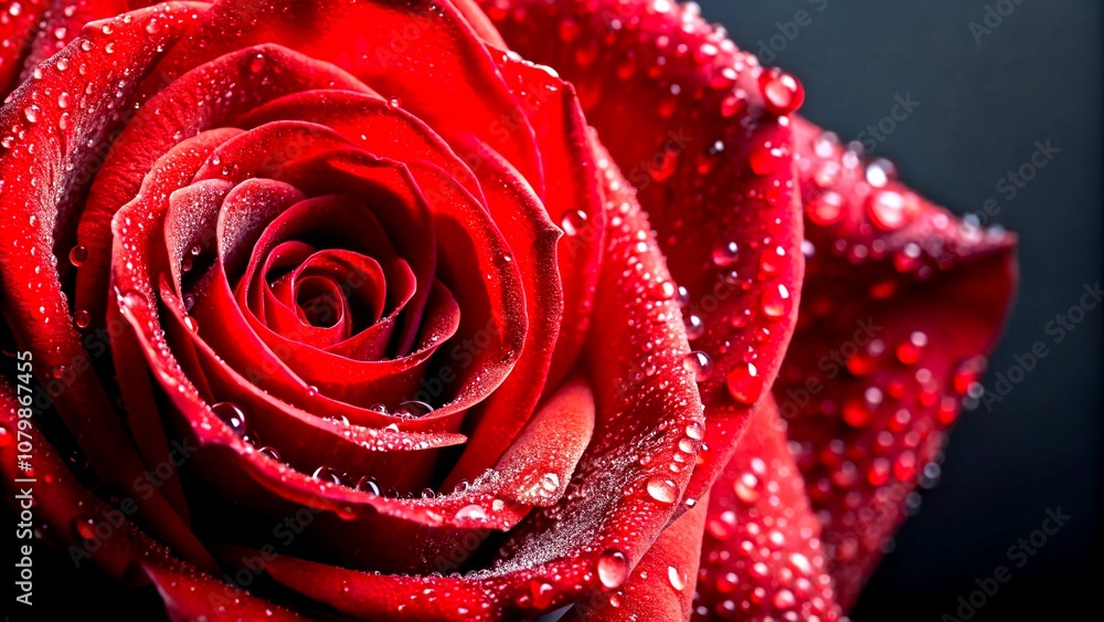 A symphony of red reflected in a single drop. A symphony of red reflected in a single drop.