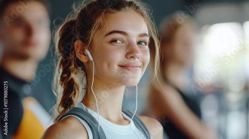 Gen Z wellness routines in Australia, youth practicing mindfulness and fitness, calm and organized. photo