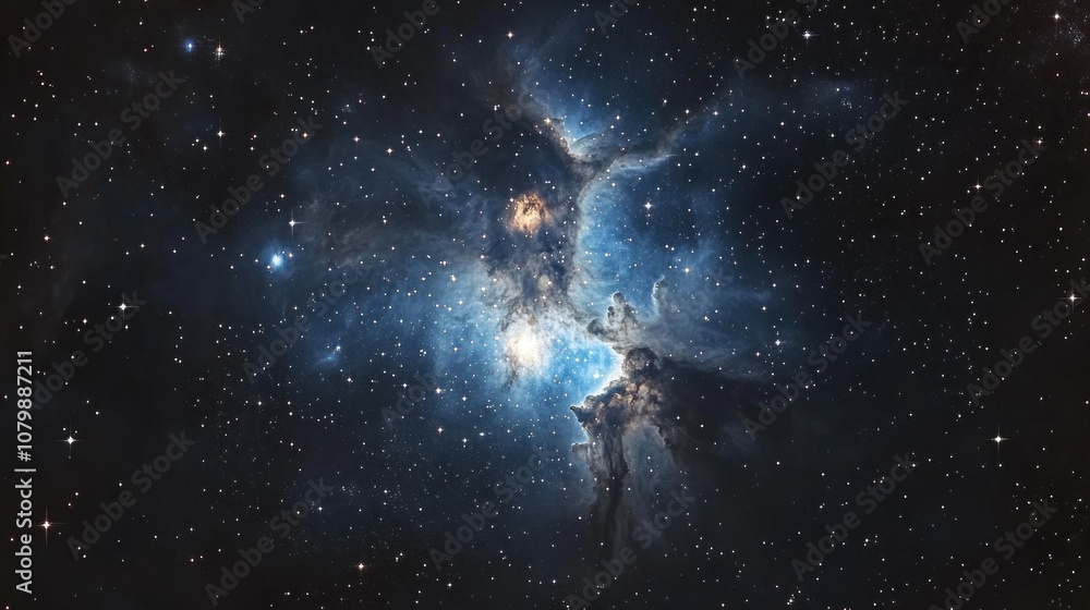 Cosmic Nebula with Stars Cosmic Nebula with Stars