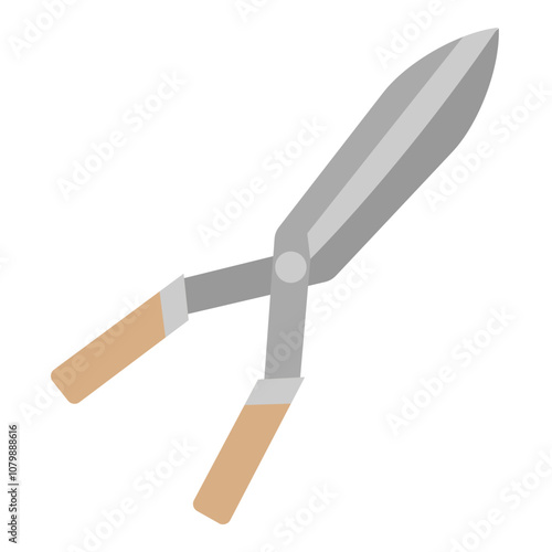 Illustration of Shears Flat Icon