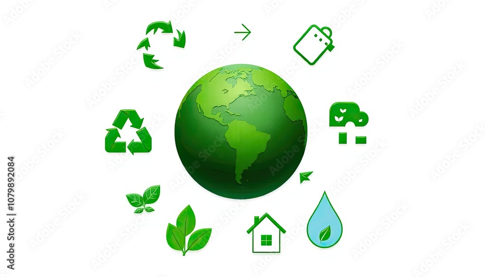 symbolic representation of environmental conservation and sustainability. symbolic representation of environmental conservation and sustainability.