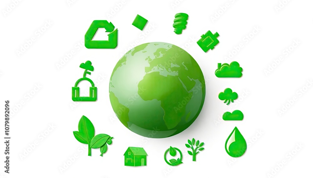 symbolic representation of environmental conservation and sustainability. symbolic representation of environmental conservation and sustainability.