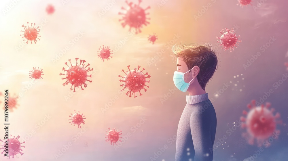 Seasonal flu prevention tips in Italy, health experts teaching precautions, supportive environment. Seasonal flu prevention tips in Italy, health experts teaching precautions, supportive environment.