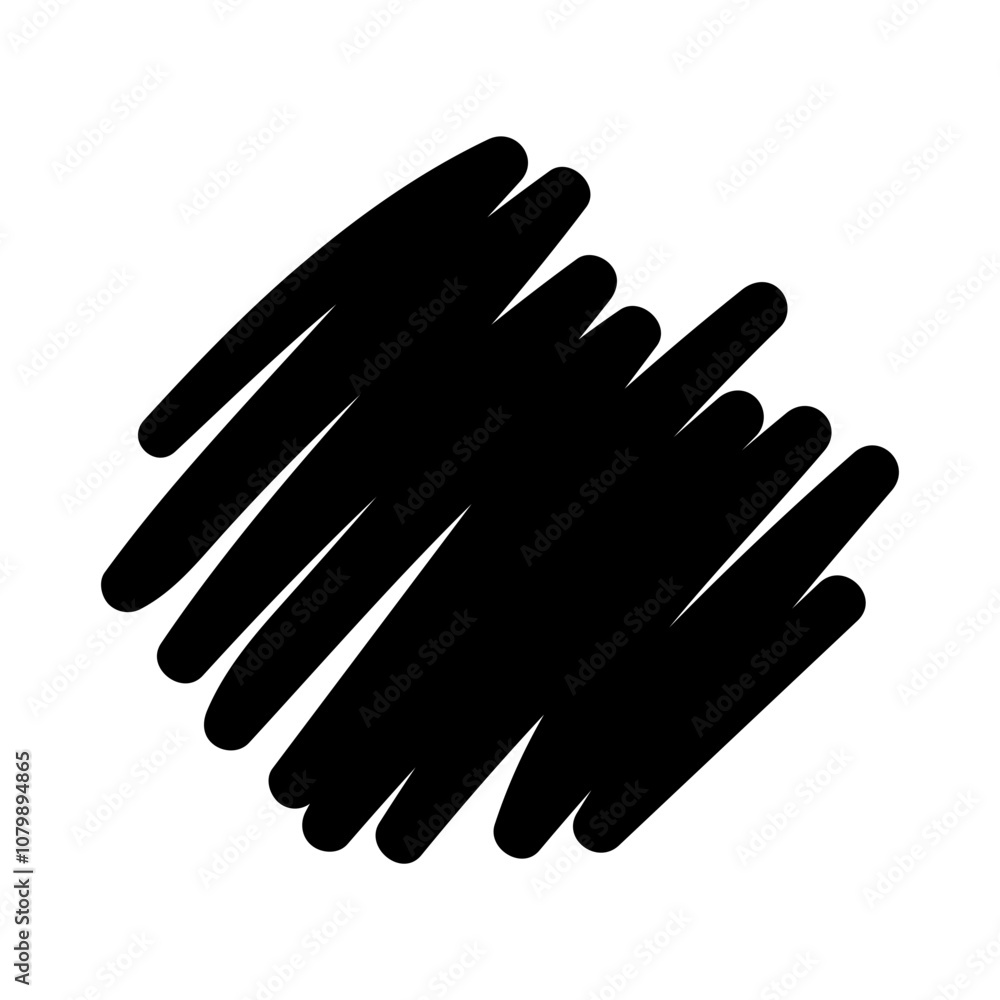 Fototapeta premium Blank Line Scribble