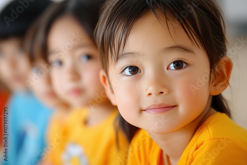 日本の小学校で学ぶフィリピン人の子供 photo