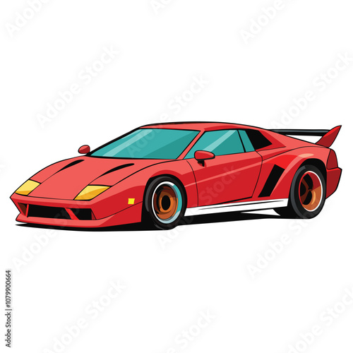 red sports car