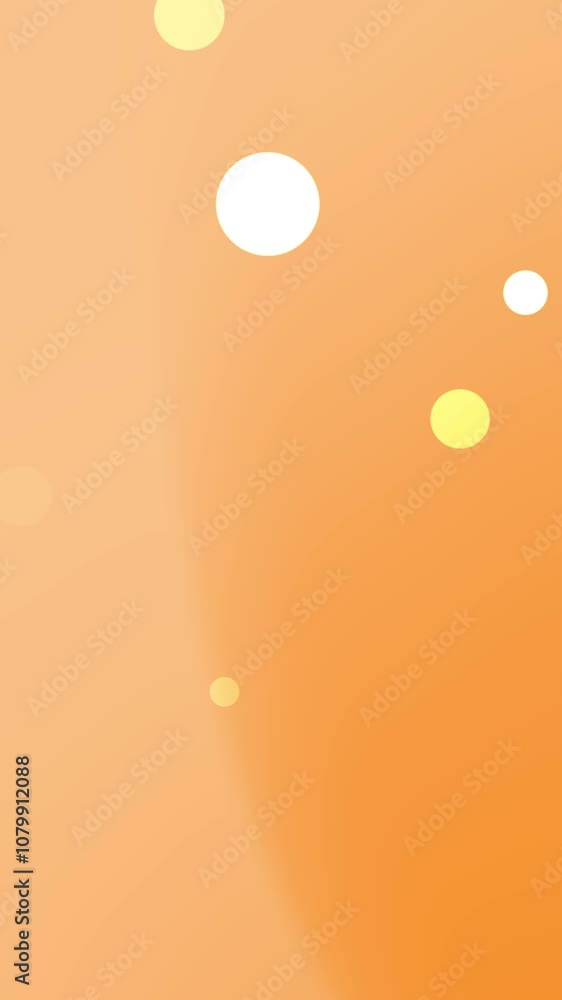 Minimalistic orange background with glowing bokeh lights in white and yellow, evoking positivity and warmth Minimalistic orange background with glowing bokeh lights in white and yellow, evoking positivity and warmth