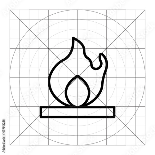 fire line icon