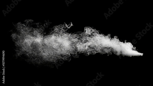 white smoke black backround