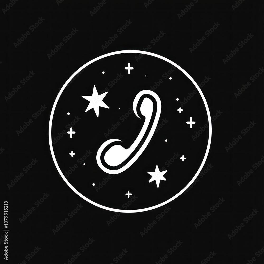 Phone with white circle on screen, resting on wooden table under soft lighting. Background shows blurred plants and window, creating serene ambiance.