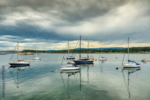 El Grove​​​ or Ogrobe​ ​ is a municipality and a peninsula located in the western part of the Salnés region, at the entrance to the Arosa estuary, in the northwest of Spain. Pontevedra, Galicia photo