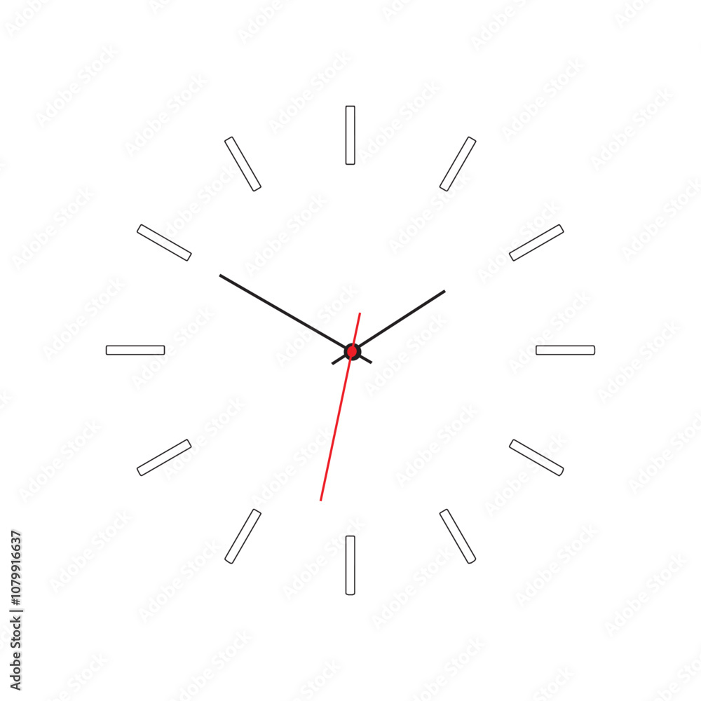 clock isolated on white clock isolated on white