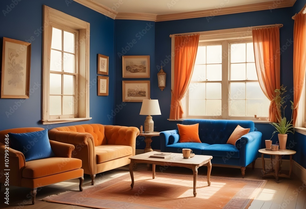 Fototapeta premium living room interior 