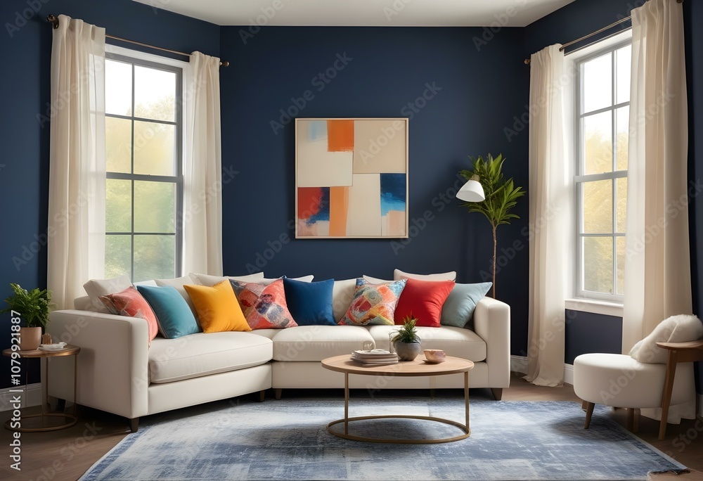Fototapeta premium living room interior 