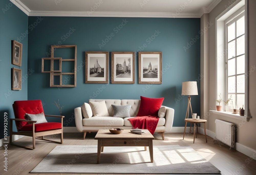 Fototapeta premium living room interior 