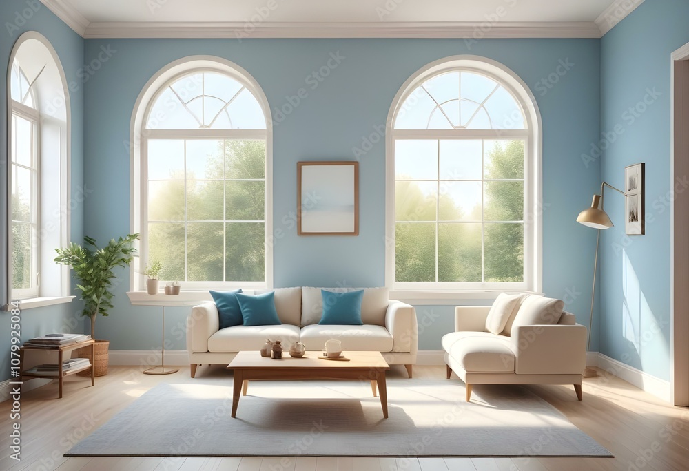 Fototapeta premium living room interior