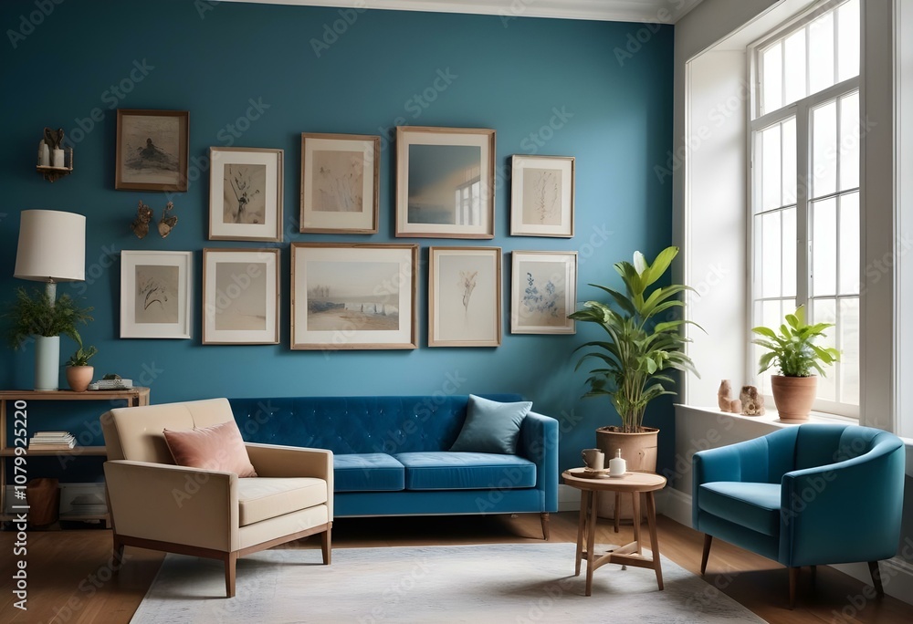 Fototapeta premium living room interior 