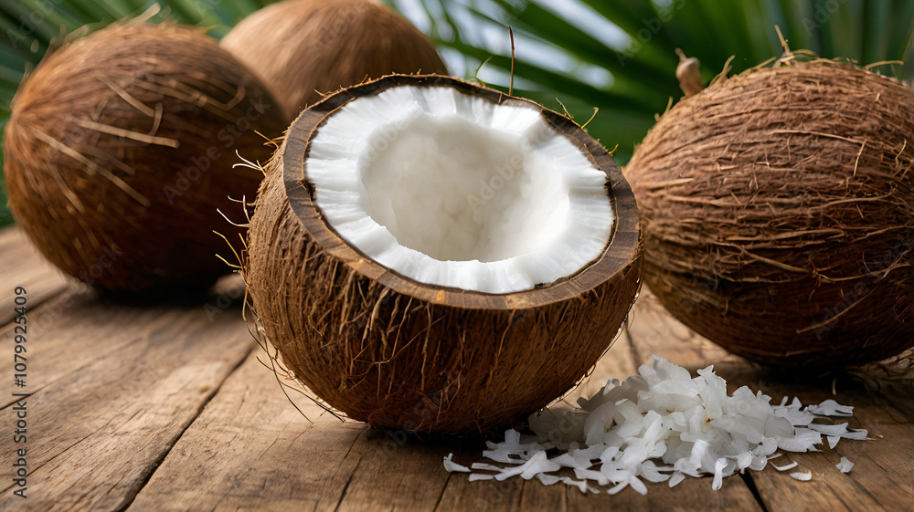 health and food coconut