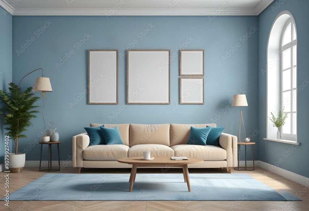 Fototapeta premium living room interior 