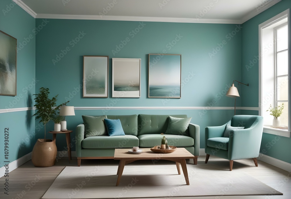 Fototapeta premium living room interior 