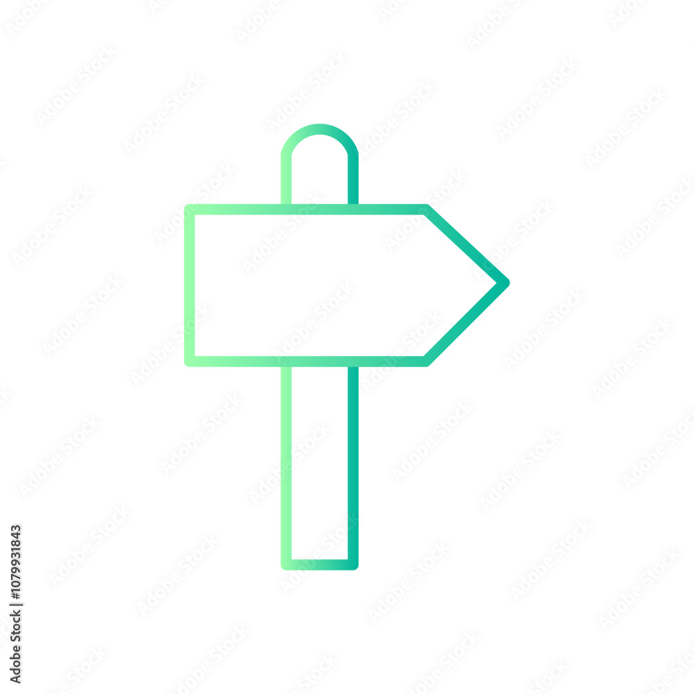 sign gradient icon sign gradient icon
