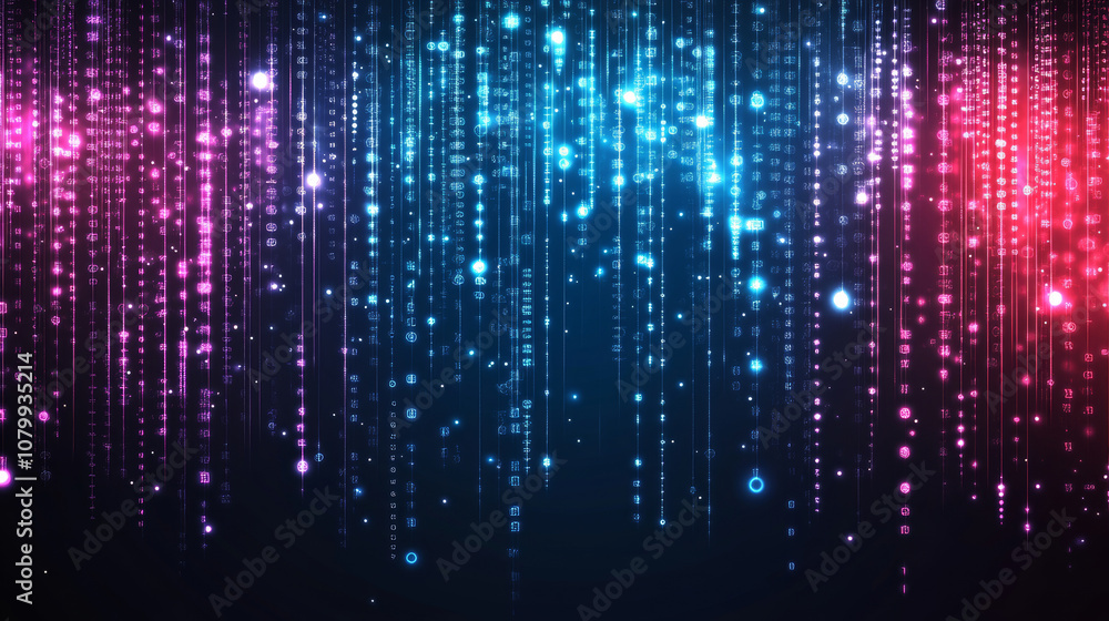 3D digital data and binary code programming abstract cloud virtual reality cyberspace cyberpunk technology blue purple futuristic background 3D digital data and binary code programming abstract cloud virtual reality cyberspace cyberpunk technology blue purple futuristic background