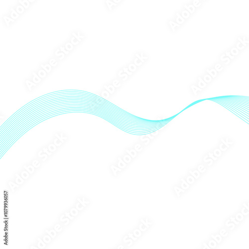 Abstract Blend Wave Line