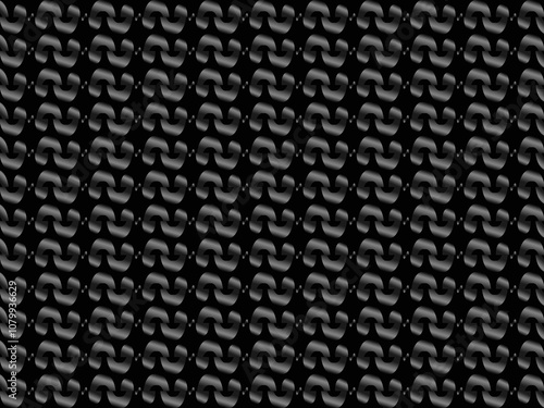 Black metal 3d texture steel background. Interesting sheet metal.