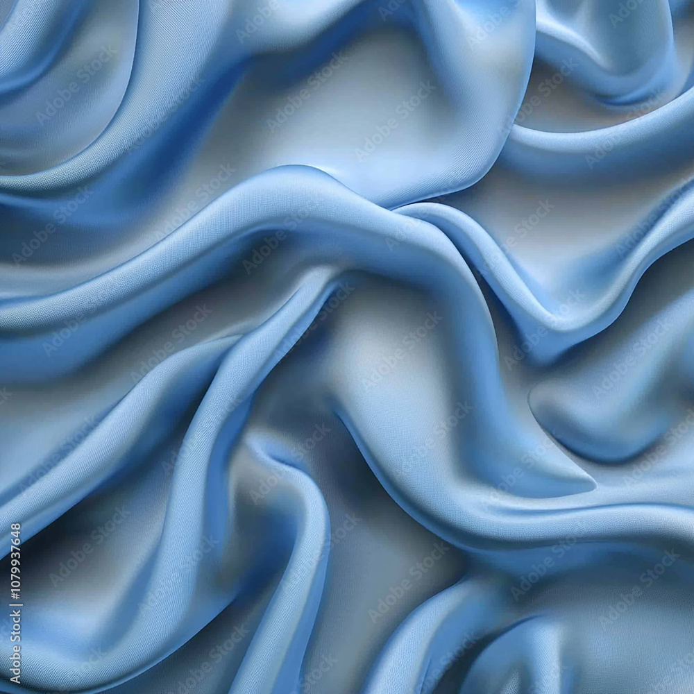 Obraz premium blue satin background