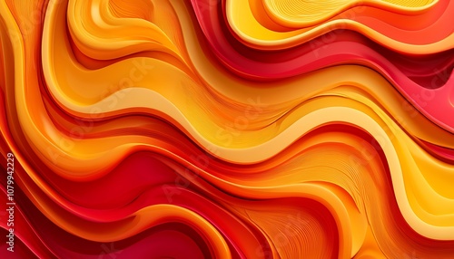 Abstract 3D design background with fluid elements