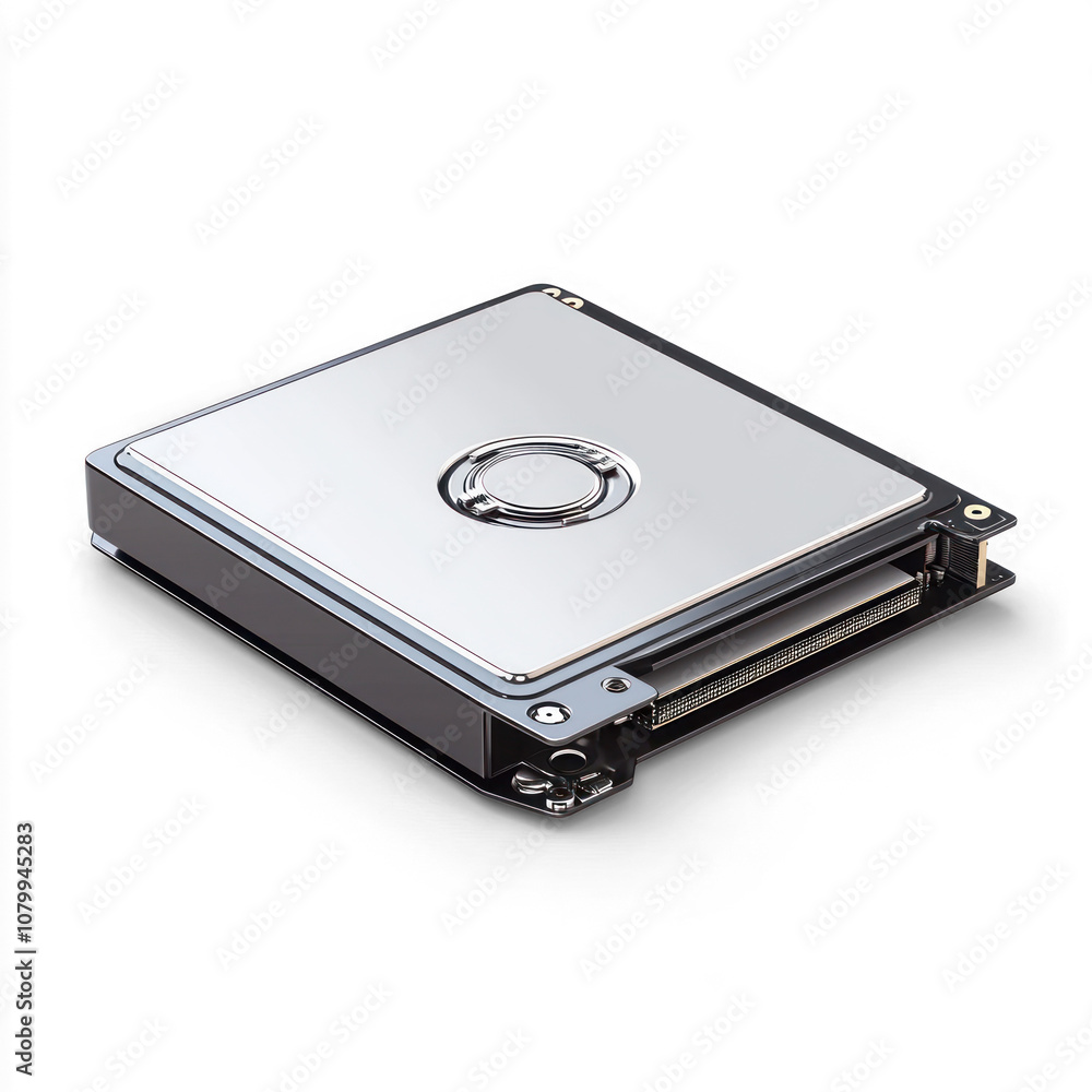 Hard disk drive with a traditional design. isolated on transparent background Hard disk drive with a traditional design. isolated on transparent background