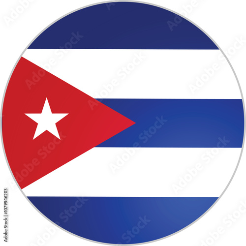 Cuba Country Round Flag Vector Free Download Cuba Country Round Flag Vector - GFXLoad