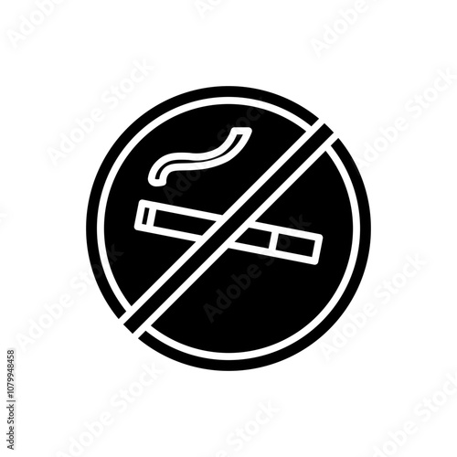 no smoking glyph icon