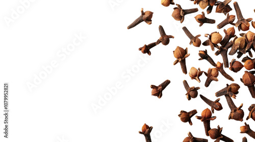 Spice cloves on white transparent background
 photo