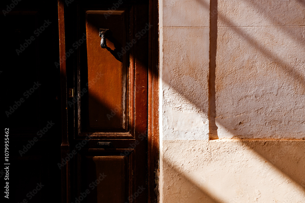 Naklejka premium Door in Villanueva de los Infantes