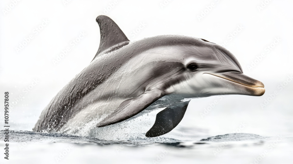 Obraz premium dusky dolphin leaping exquisite wildlife moments captured in the ocean
