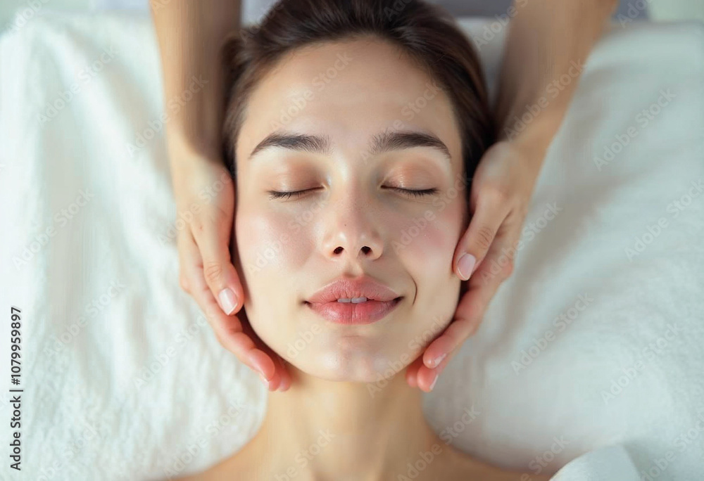 Beautiful young asian woman with clean fresh skin on white background, Face care, Facial treatment, Cosmetology, beauty and spa, Asian women Beautiful young asian woman with clean fresh skin on white background, Face care, Facial treatment, Cosmetology, beauty and spa, Asian women
