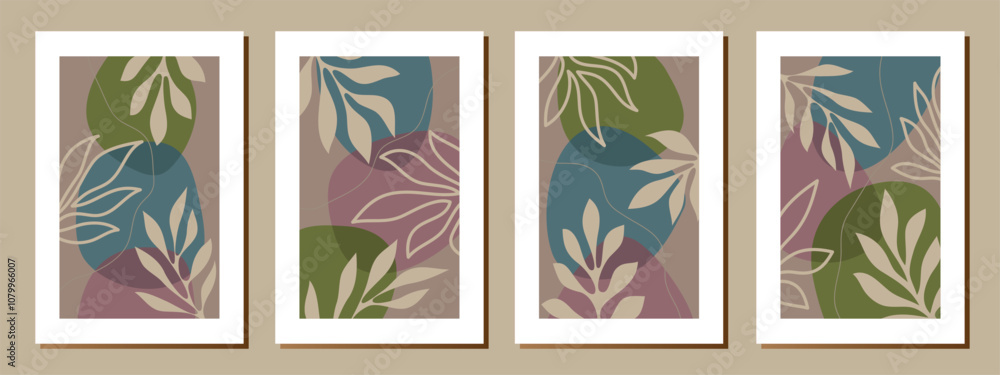 Creative minimalist hand draw Abstract art background. Modern aesthetic illustrations. Bohemian style Collection of contemporary artistic Design for wall decoration, postcard, poster, brochure Creative minimalist hand draw Abstract art background. Modern aesthetic illustrations. Bohemian style Collection of contemporary artistic Design for wall decoration, postcard, poster, brochure