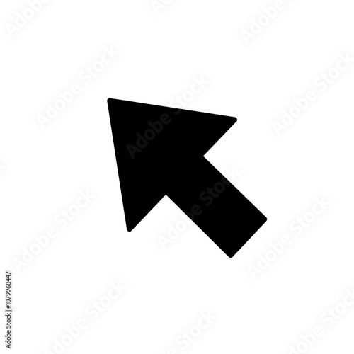 Free Download Black arrow cursor icon logo - GFXLoad