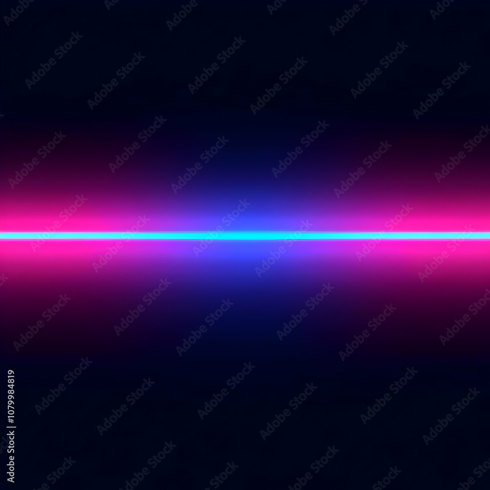 Fototapeta premium Abstract Background - Neon Light Beam, Pink and Blue