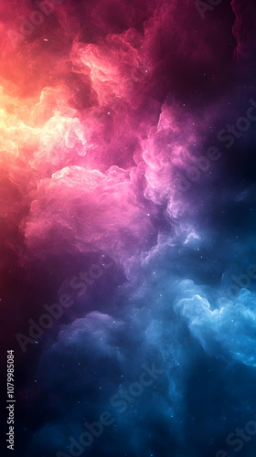 Abstract Background - Cosmic Dust Clouds Nebula