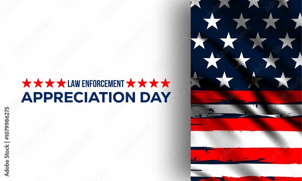 Law Enforcement Appreciation Day , Vektor background banner . Law Enforcement Appreciation Day , Vektor background banner .