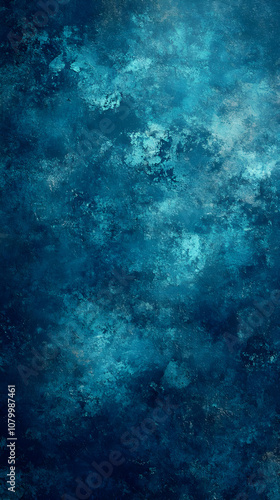 Abstract Background Texture Blue Teal Deep Ocean Painting Backdrop