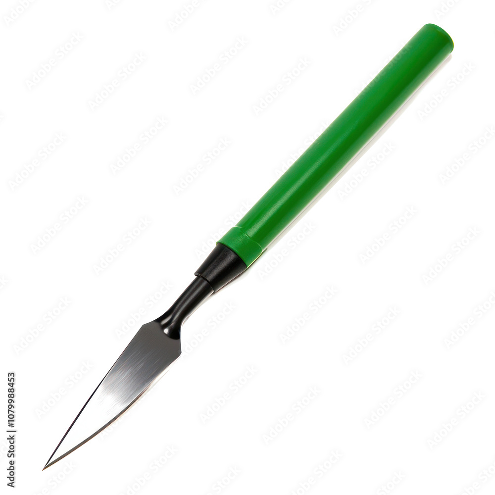 Handheld weeder with a sharp, pointed blade. isolated on transparent background Handheld weeder with a sharp, pointed blade. isolated on transparent background