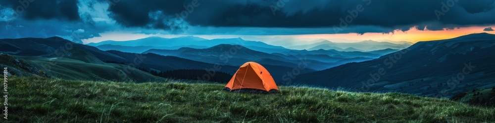 Camping Under a Stormy Sky Camping Under a Stormy Sky