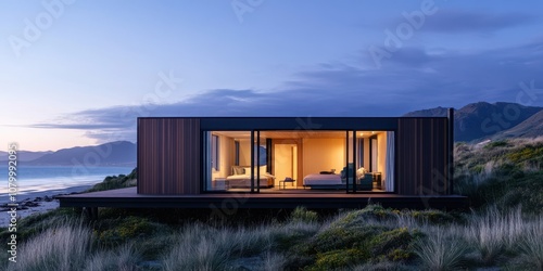 Off-Grid Energy Cells Empowering Sustainable Living at a Beachside Retreat