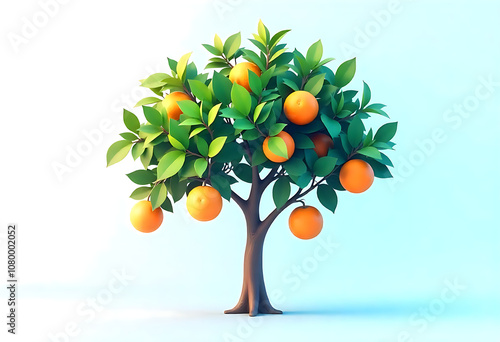 orange tree with fruits