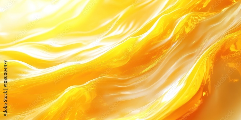 Abstract golden liquid background with flowing waves and bright light. Abstract golden liquid background with flowing waves and bright light.